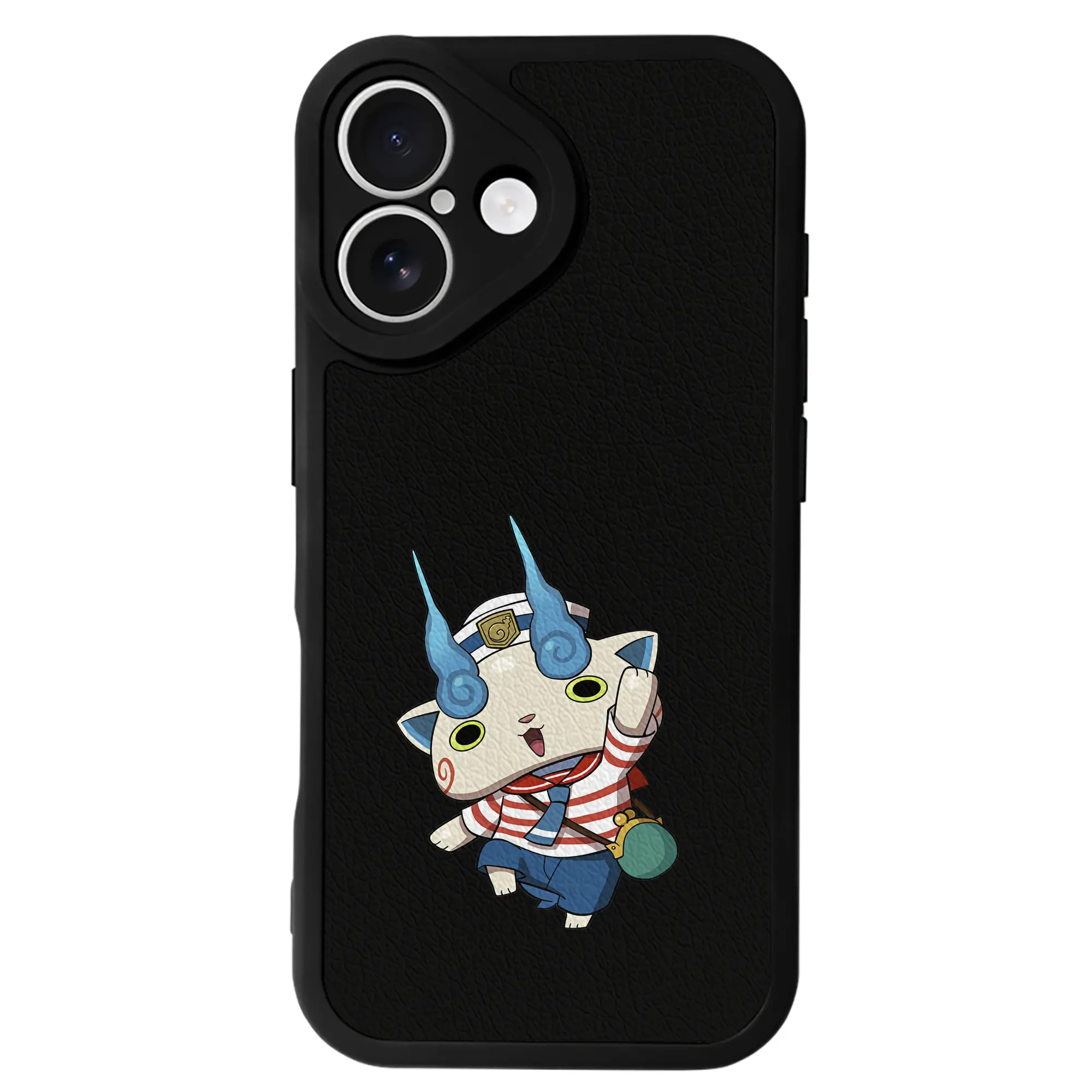 妖怪ウォッチ グッズ,コマさん - IPhone 16シリーズ対応 ・ シリコンスマホケース ・ レザー調 ・ 高精度フィット ・ 耐衝撃 ・ ワイヤレス充電対応 ・ 精密カット